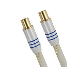銀葉王H892A有線電視高清射頻線 1.5米白色線纜，家電與個(gè)護(hù)電器的可靠連接配件